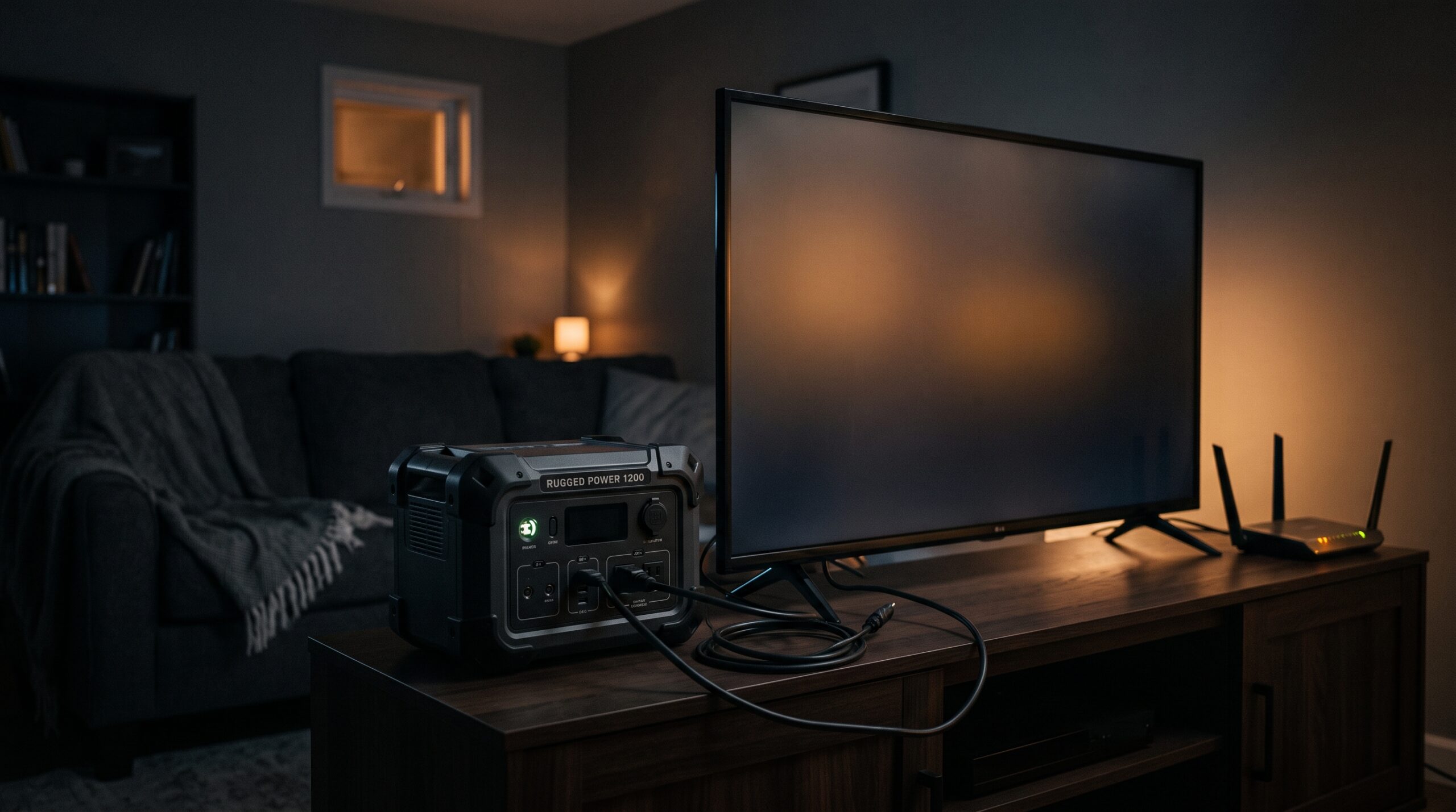How Long Will a Power Station Run a TV and Internet?