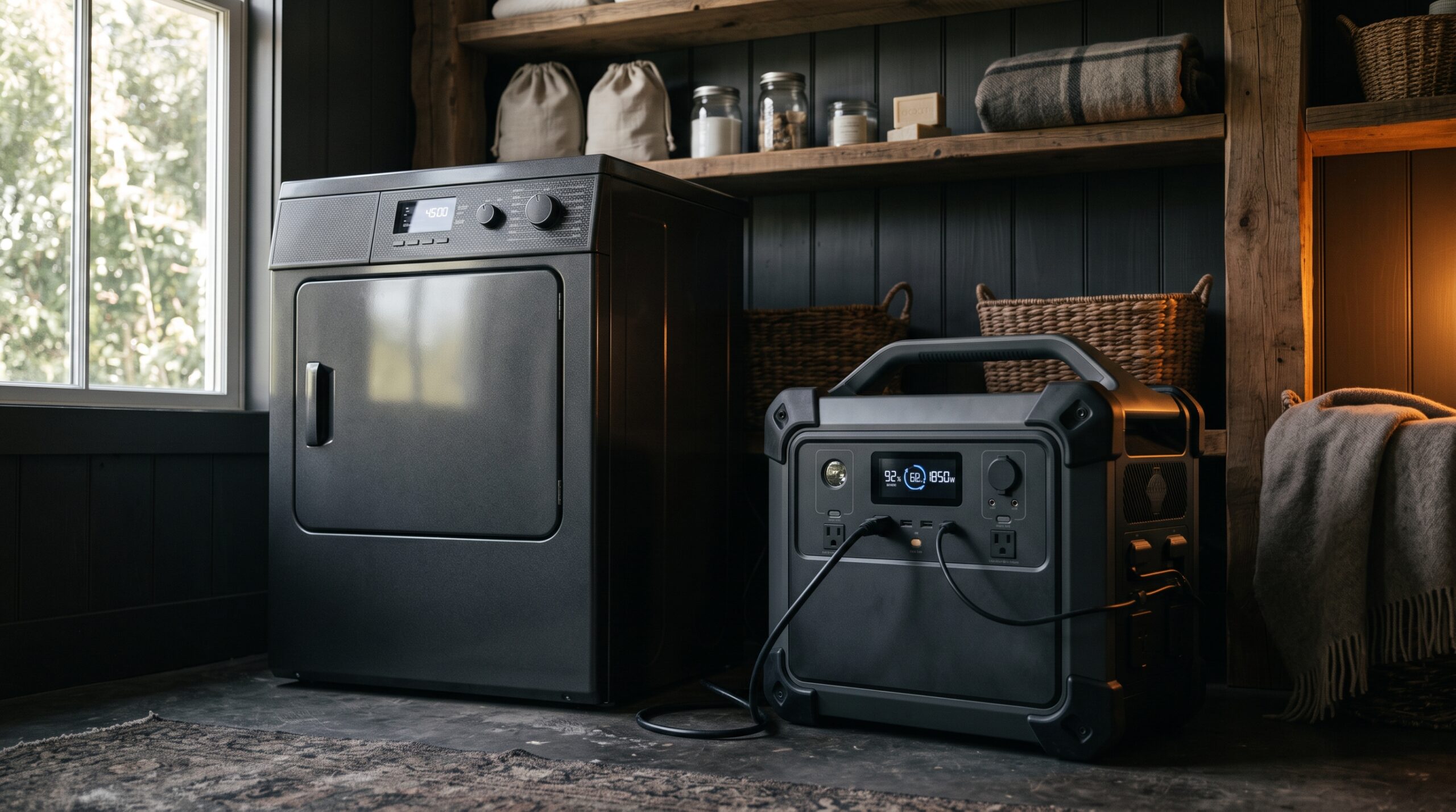 Can a Power Station Run a Dryer? Electric vs Gas