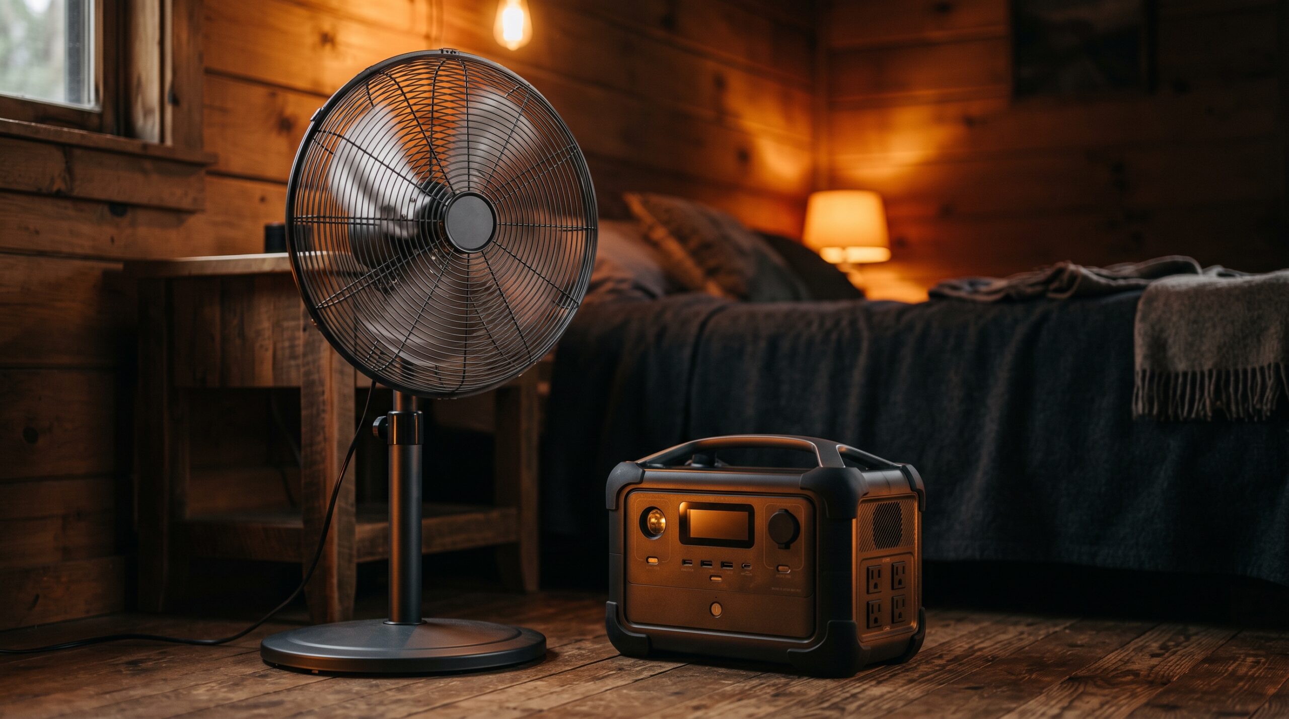 How Long Will a Power Station Run a Fan?